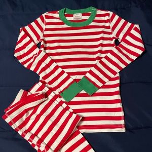 Hanna Andersson Organic Christmas Long Johns Size 14